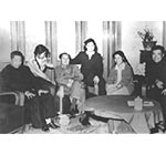 1962年春 毛澤東和毛岸青等在中南海家中