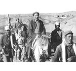 1947年，毛澤東在轉戰陜北中